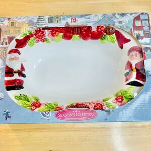 Publix Seasons Greeters Large Christmas Serving Bowl Discontinued in Box